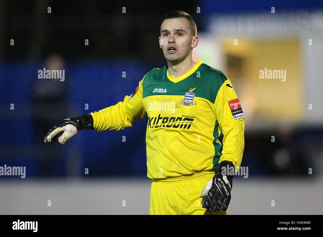 Jack Avery Redbridge - Redbridge Vs AFC unterstützt - Essex FA Senior Cup Viertelfinale Fußball Stadium Oakside, Barkingside - 02.03.15 Stockfoto