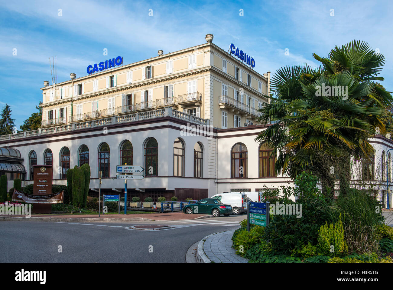 Casino in Divonne Les Bains, Ain Abteilung in Ostfrankreich Stockfoto