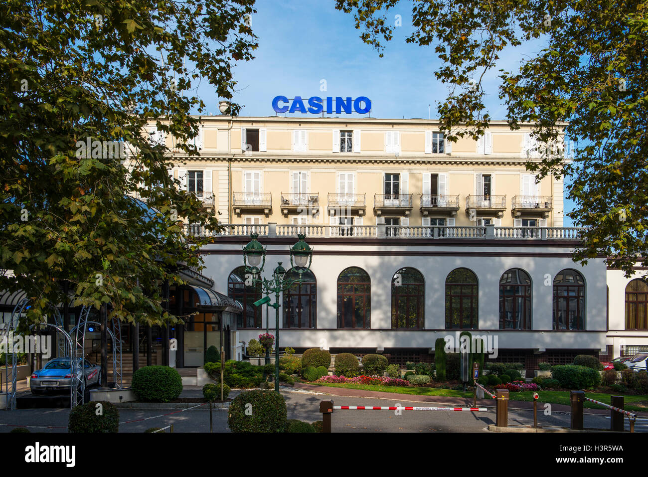 Casino in Divonne Les Bains, Ain Abteilung in Ostfrankreich Stockfoto