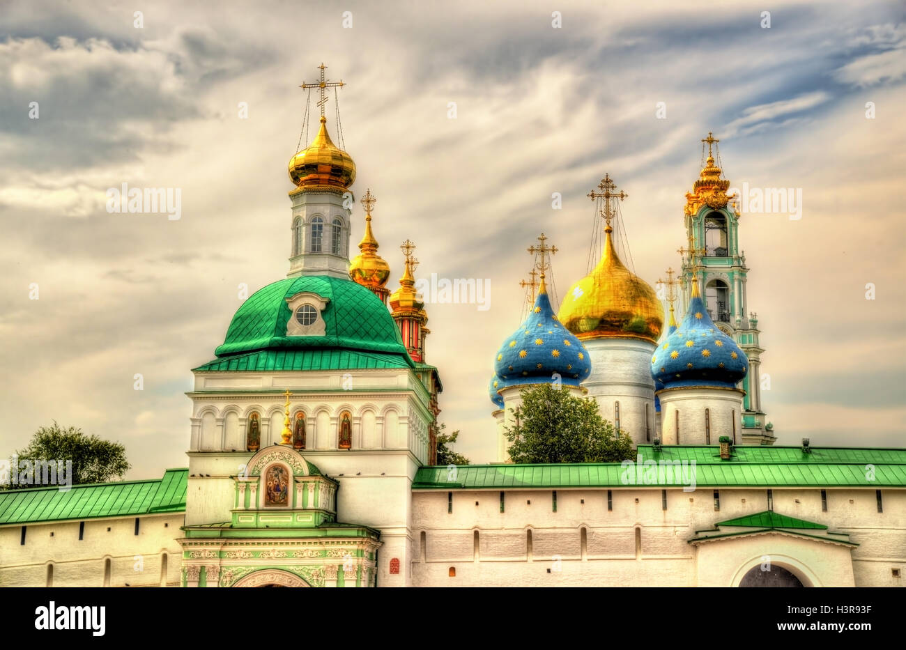 Die Trinity-Lawra der St. Sergius - Sergiyev Posad, Russland Stockfoto