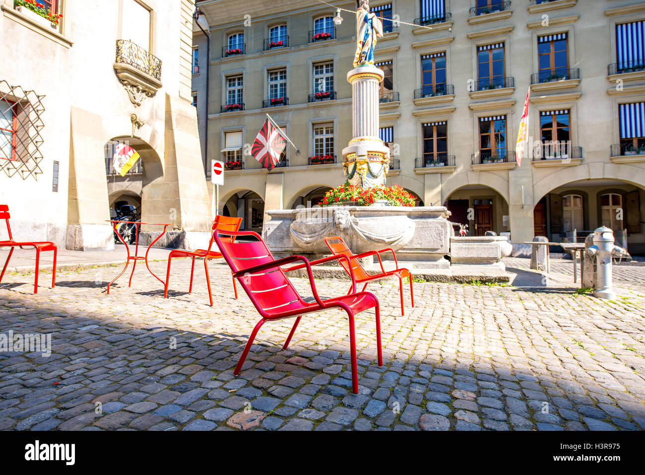 Altstadt von Bern in der Schweiz Stockfoto