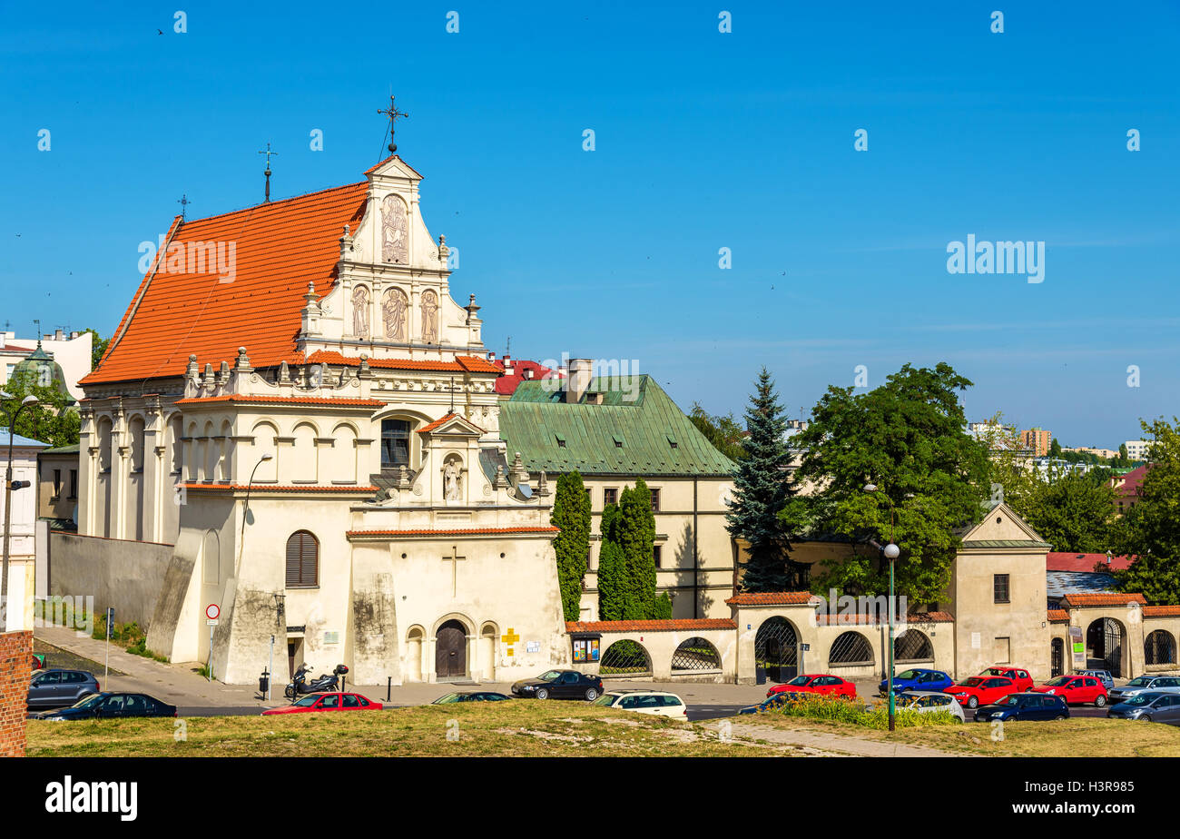 Unbeschuhten Karmeliten-Kloster in Lublin - Polen Stockfoto