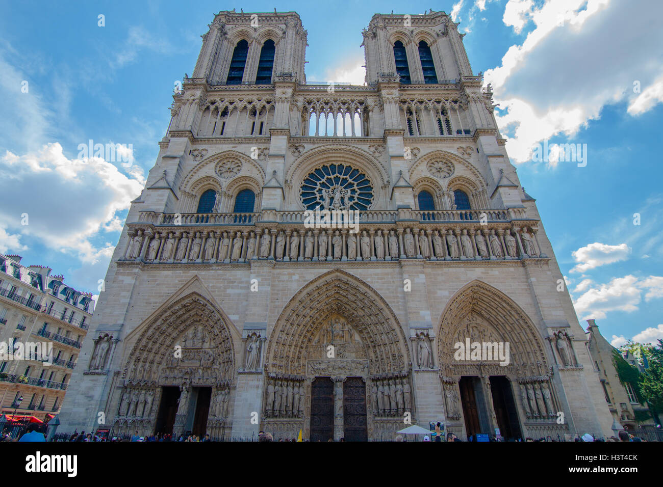 Cathédrale Notre-Dame de Paris Stockfoto