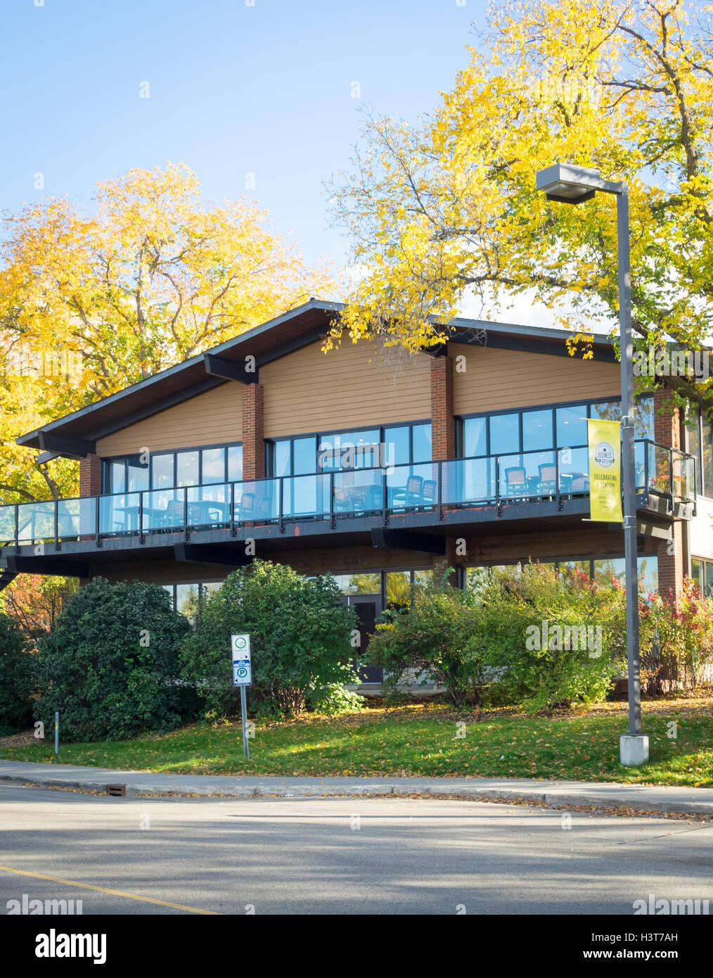 Das Exterieur des Vereins Fakultät an der University of Alberta in Edmonton, Alberta, Kanada. Stockfoto