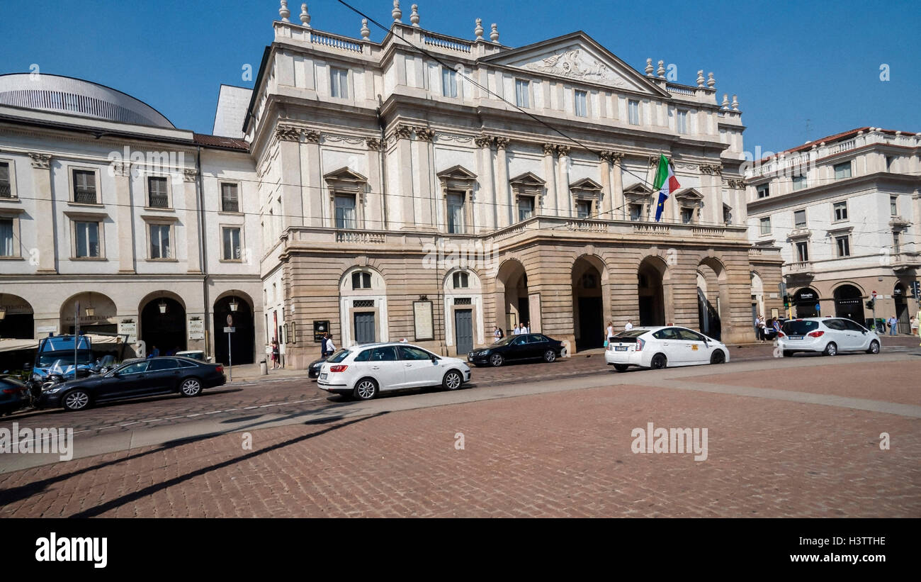 Welt berühmten La Scala Theater, Mailand, Italien, Europa Stockfoto