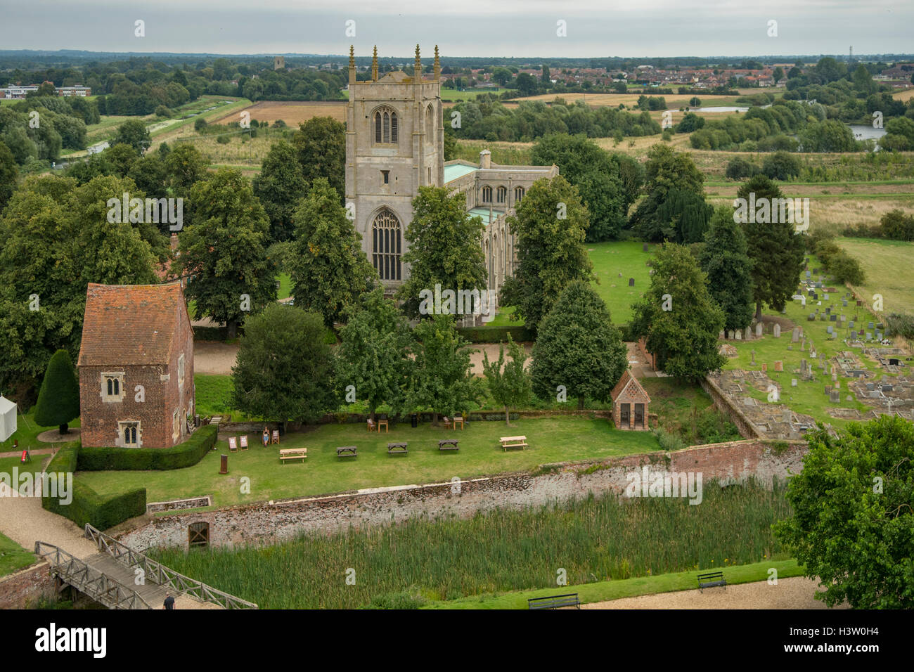 Holy Trinity Church, Tattershall, Lincolnshire, England Stockfoto