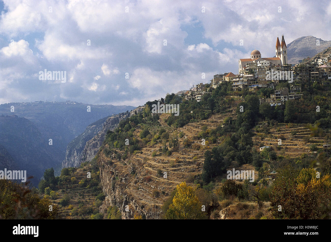 Libanon, Libanongebirge, Qadisha Tal, Bergdorf Bcharré, dem Nahen Osten