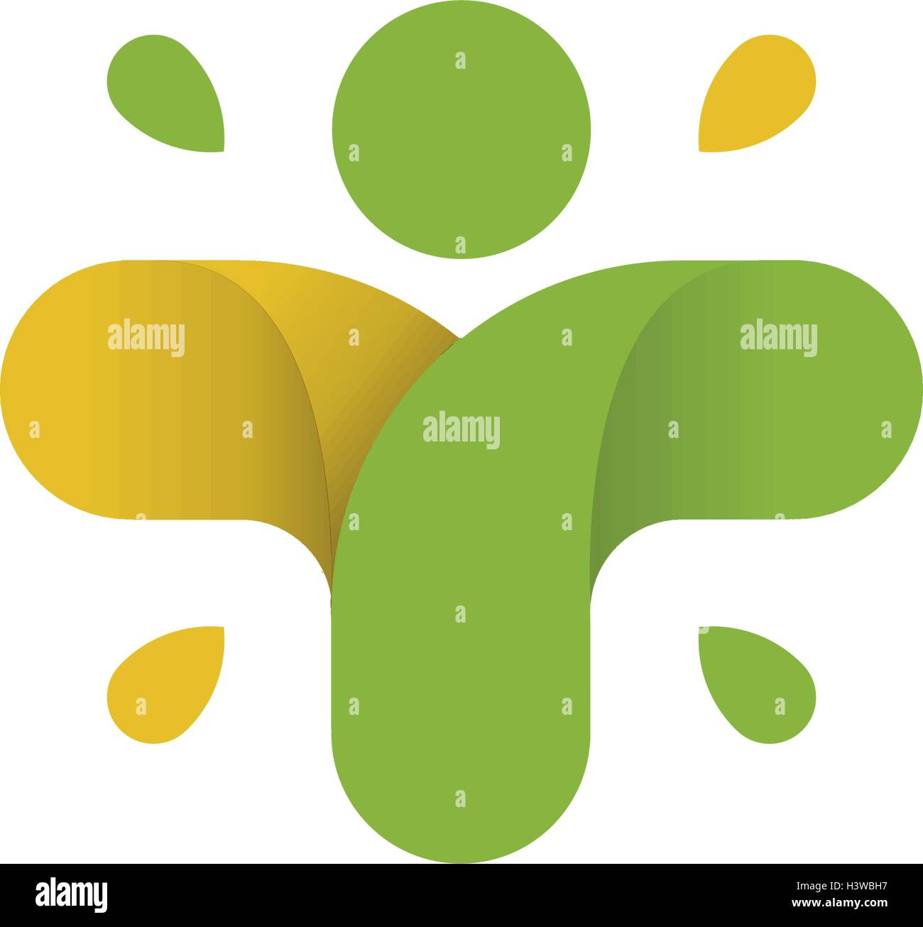 Isolierte abstrakt bunt Kreuz Logo. Menschliche Silhouette Schriftzug. Medizinische-Symbol. Religiöses Zeichen. Gesundheitswesen-Symbol. Krankenhaus, Klinik, Arzt-Emblem. Vektor-Illustration. Stock Vektor