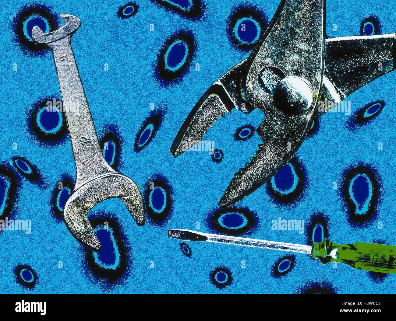 Symbol, Software-Engineering, Werkzeuge, antivirus-Programm, Computer, Software, Software-Technologie, Problemlösung, Software-Engineering, Hilfsprogramm, Ratgeber, Firewall, Schutz, Sicherheit, Sicherheit, Virus, Computer-Virus, Hilfe, schützende Prog Stockfoto