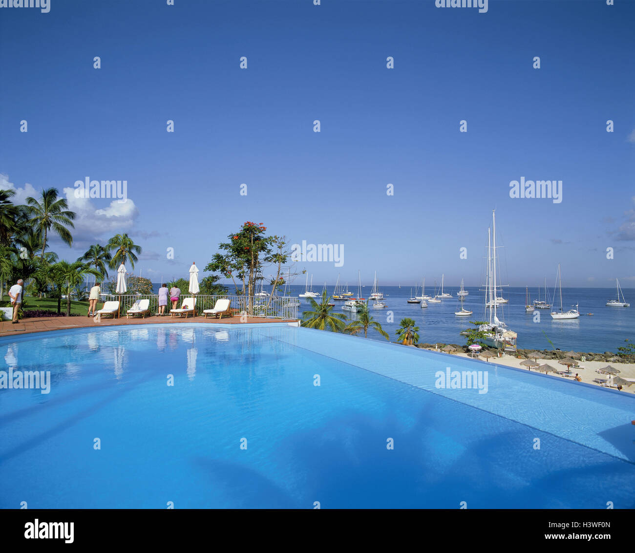 Martinique, Port Sie Bout, Schwimmen pool,