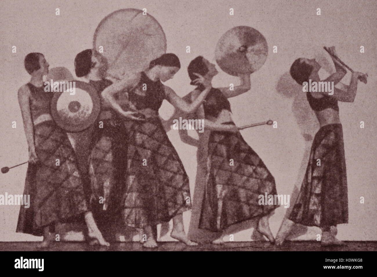 Studenten der Mary Wigman School of Dance Mary Wigman. Vom 20. Jahrhundert Stockfoto