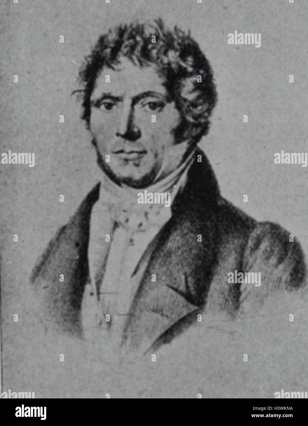 Porträt des französischen Komponisten Anton Reicha (1770-1836). Vom 19. Jahrhundert Stockfoto