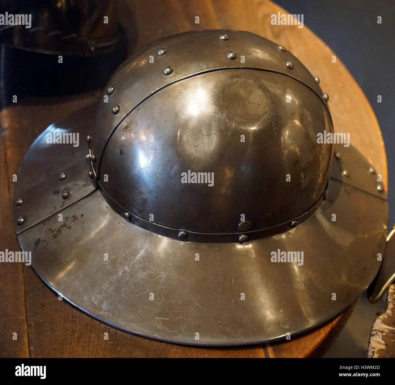 Nachbau des 8. Jahrhunderts Wikinger-Helm. Aus Island Stockfoto