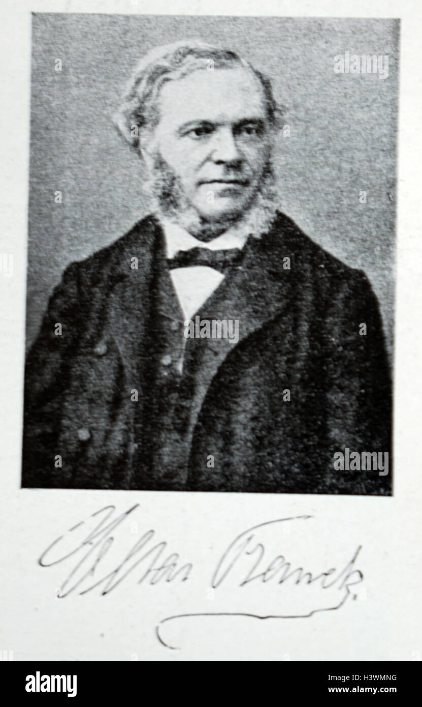 Porträt von César Franck (1822-1890), französischer Komponist, Pianist, Organist und Musikpädagoge. Vom 19. Jahrhundert Stockfoto
