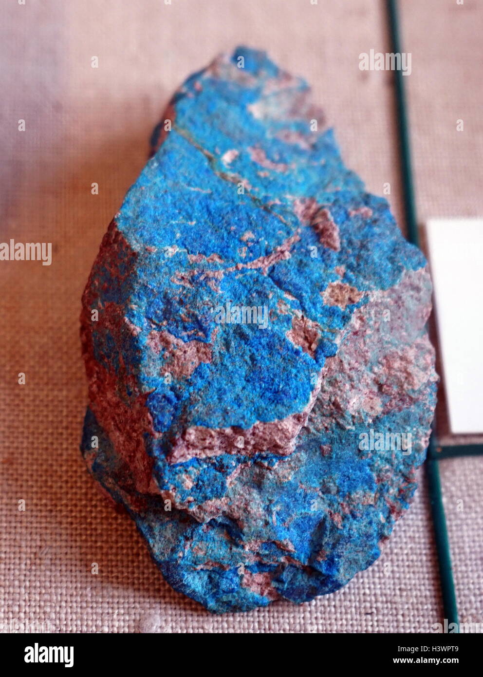 Eine Probe des Papagoite, eine seltene Cyclosilicate Mineral. Vom 21. Jahrhundert Stockfoto