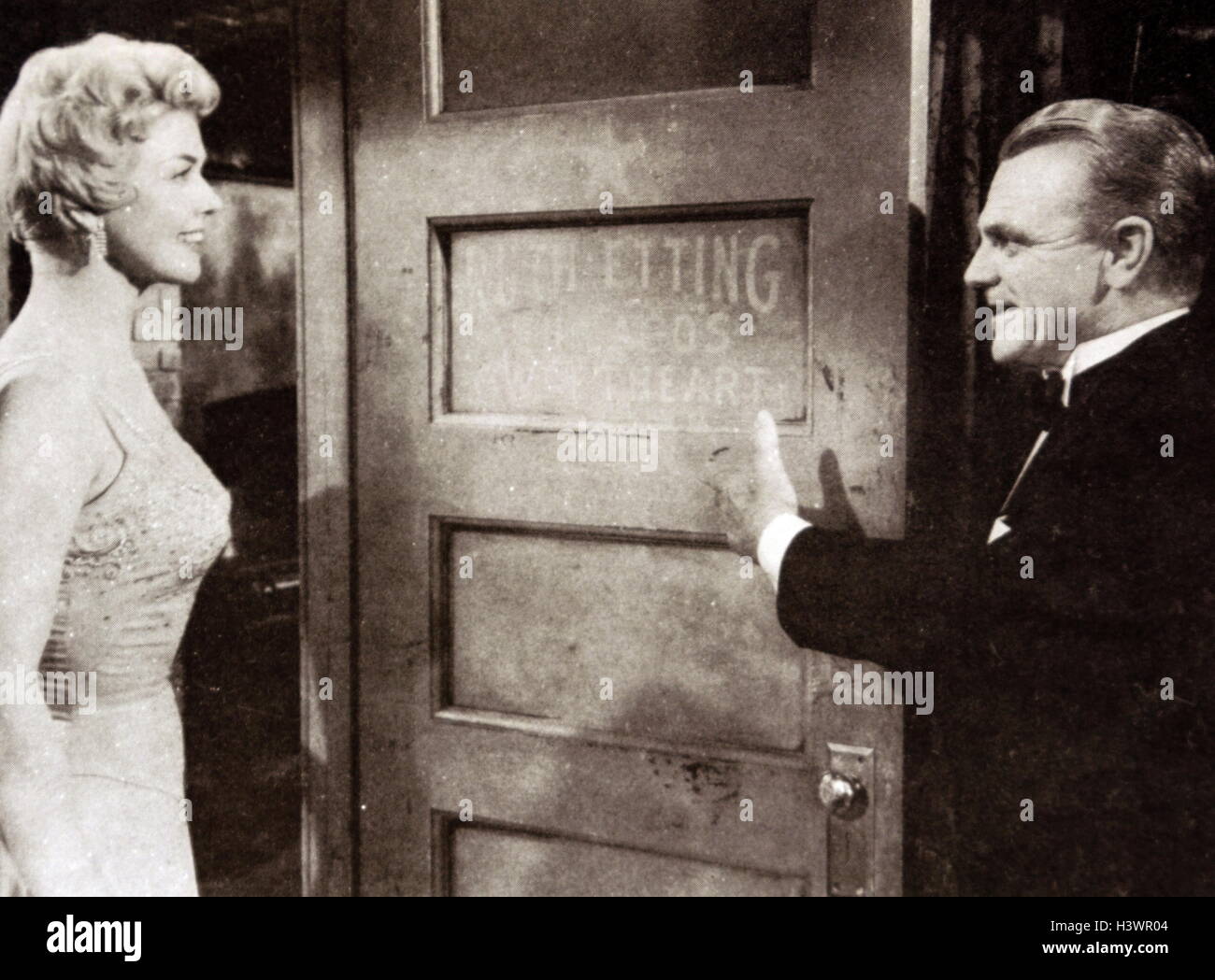 Film still aus "Love Me or Leave Me" in den Hauptrollen Doris Day (1924) und James Cagney (1899-1986). Vom 20. Jahrhundert Stockfoto