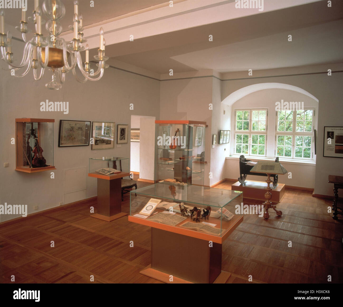 Deutschland, Sachsen-Anhalt, Schloss Köthen, Bach-Museum mit Werbl. Verwenden Sie zusätzliche Gebühr 500 DM Sperre, Köthen, Bach-Museum, Museum, innen, Johann Sebastian Bach, Stockfoto Deutschland, Sachsen-Anhalt, Schloss Köthen, Bach-Museum mit Werbl. Verwenden Sie zusätzliche Gebühr 500 DM Sperre, Köthen, Bach-Museum, Museum, innen, Johann Sebastian Bach, Stockfoto