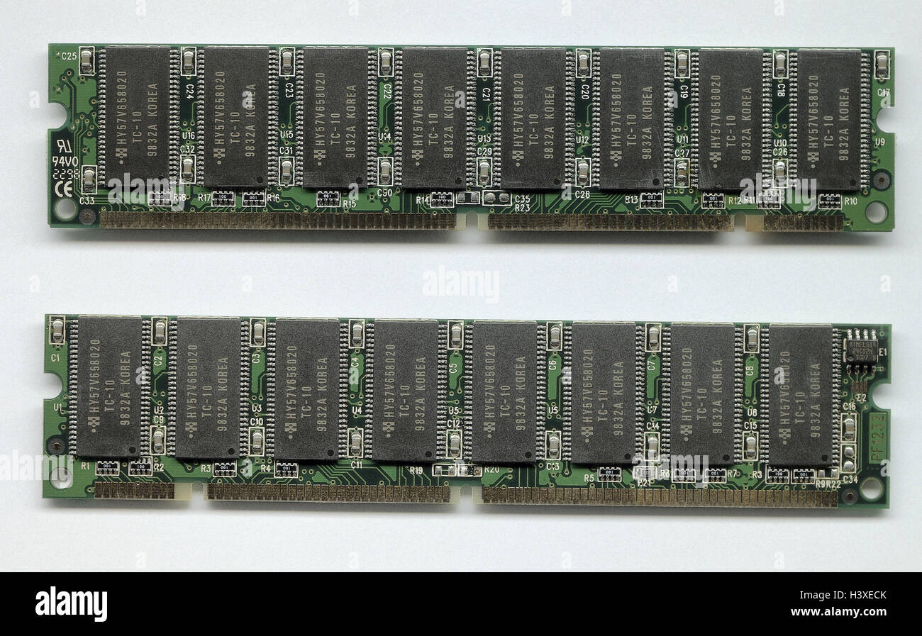 Computer, vorgefertigte Teil, Add-on Speicher Simm ", Dimm, Produktfotografie, Stockfoto