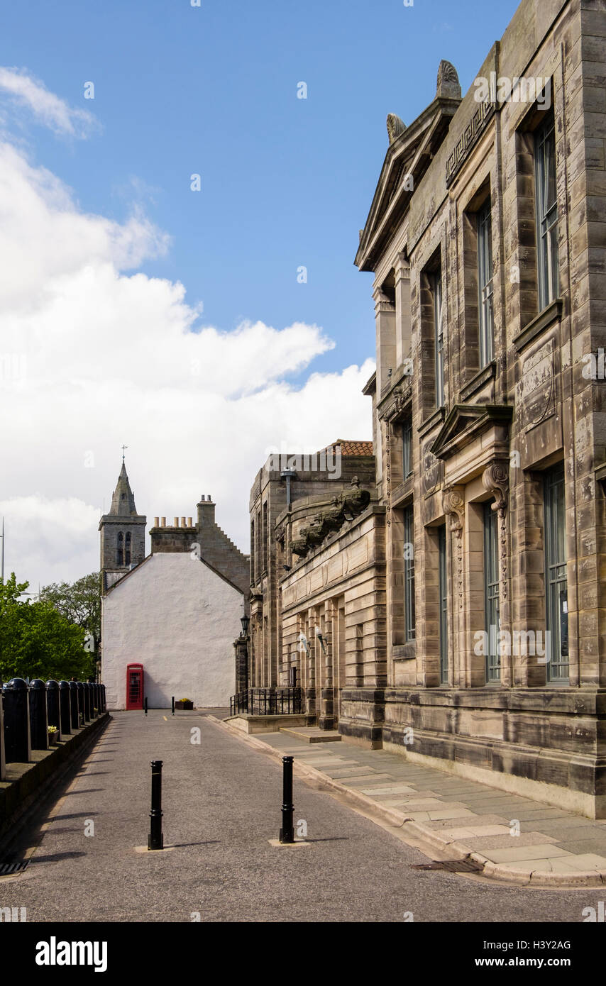 Universität von Str. Andrews jüngere Hall Musikzentrum. Royal Burgh St Andrews, Fife, Schottland, Großbritannien Stockfoto