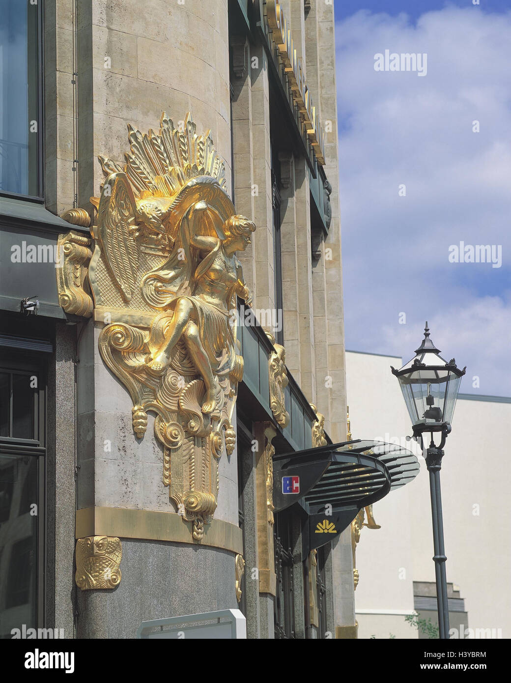 Deutschland, Sachsen, Leipzig, Haus Topas, Commerzbank, Hausfassade