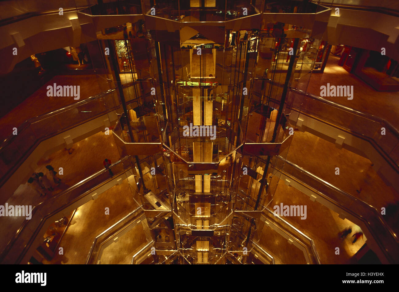 Die USA "Chicago, heben Sie am Wasserturm Stockfoto