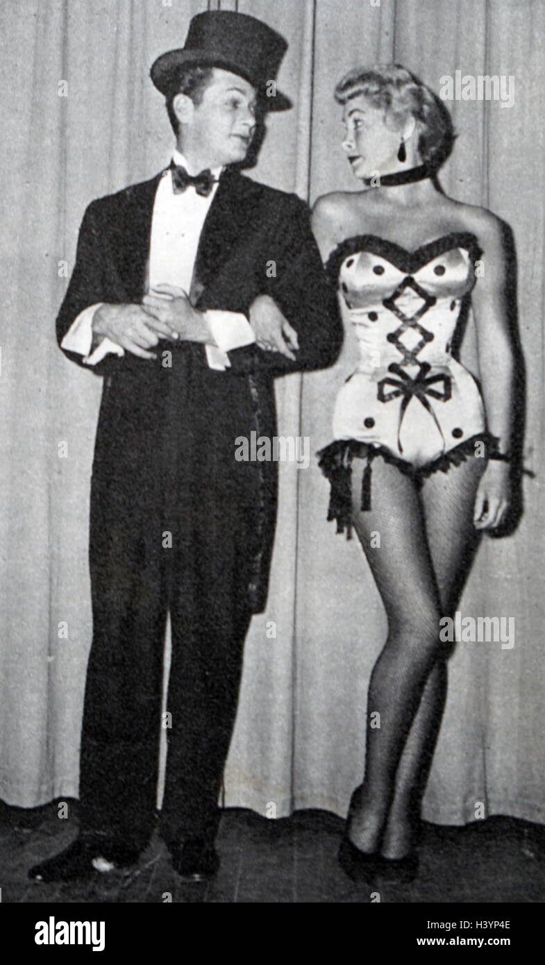 Film still aus "Houdini" Darsteller Tony Curtis und Janet Leigh. Vom 20. Jahrhundert Stockfoto
