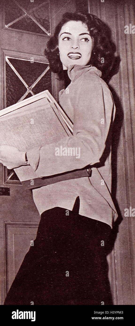 Foto von Suzan Ball (1934-1955), eine US-amerikanische Schauspielerin. Vom  20. Jahrhundert Stockfotografie - Alamy