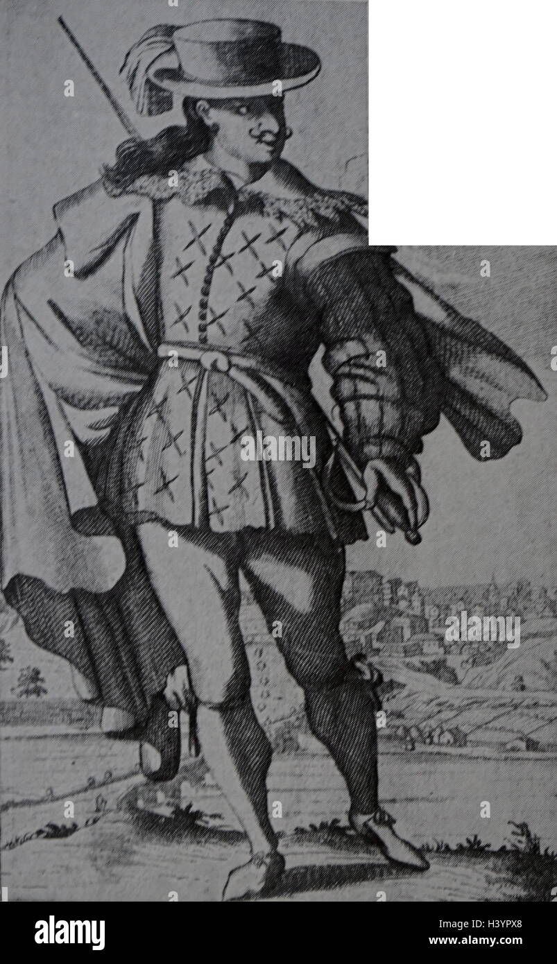 18 Abbildung: Darstellung von Don Juan (Spanisch), Don Giovanni (Italienisch) ist ein legendärer, fiktiven Libertine. Die erste schriftliche Version des Don Juan Legende geschrieben wurde durch den spanischen Dramatiker Tirso de Molina (nom de plume von Gabriel Téllez) Stockfoto