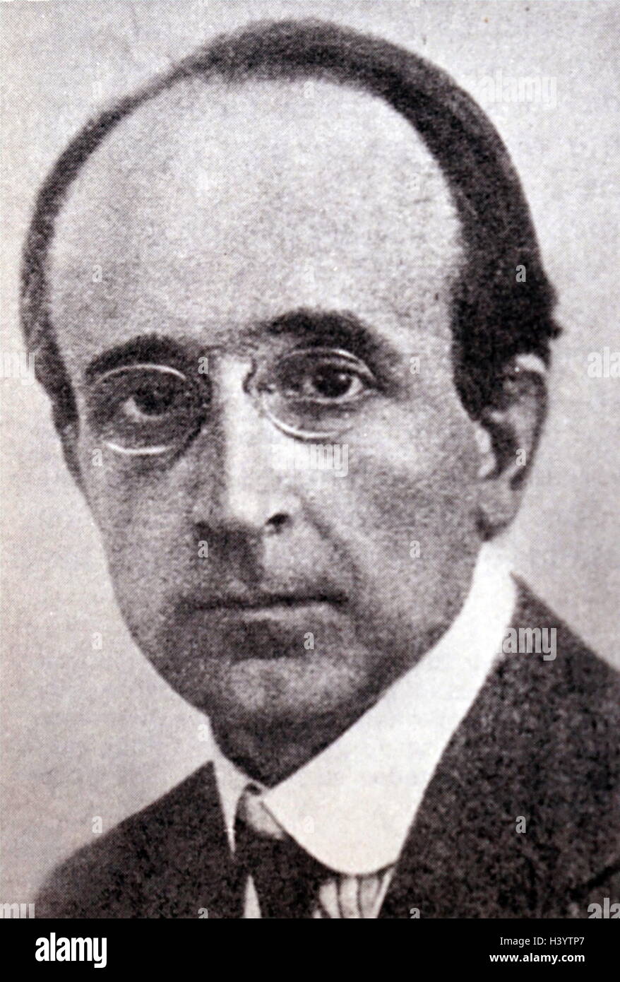 Fotografieren von Salvador de Madariaga (1886-1978), spanischer Diplomat, Schriftsteller, Historiker und Pazifist. Vom 20. Jahrhundert Stockfoto