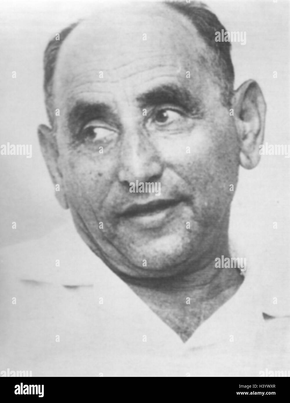 Isser Harel (1912 – 2003) Direktor des Mossad und verantwortlich für die Erfassung Adolf Eichmann zu fotografieren. Vom 20. Jahrhundert Stockfoto