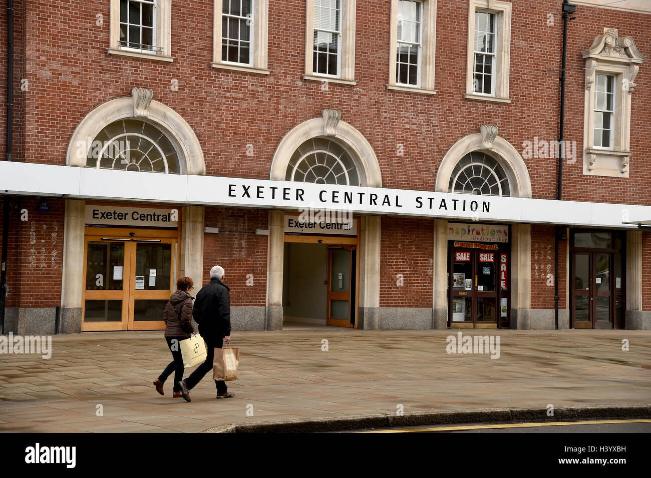 Exeter Hauptbahnhof, Exeter, Devon, UK Stockfoto