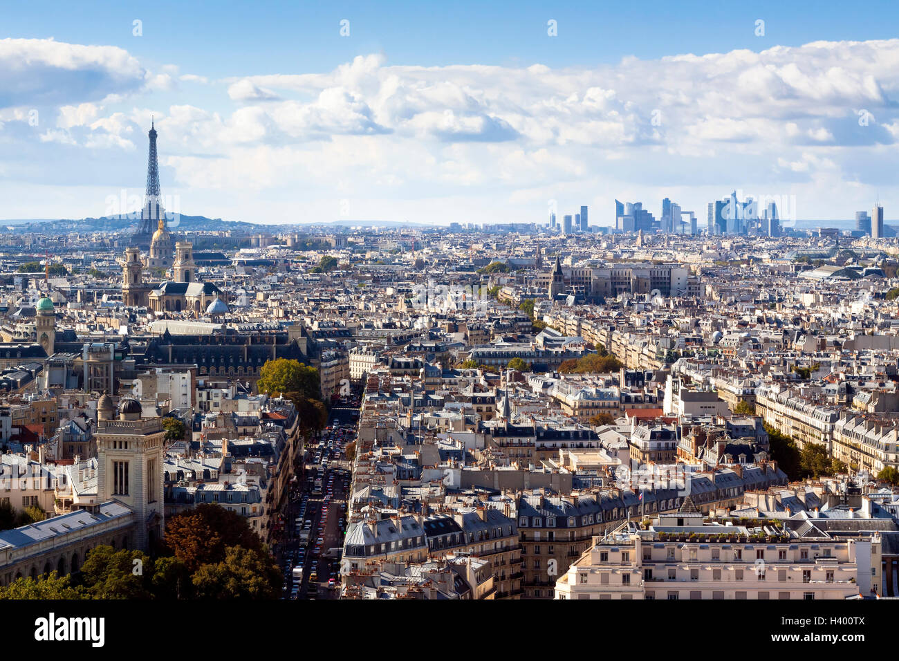 Dächer von Paris Stockfoto