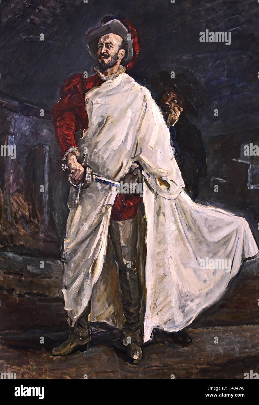 Der Sänger Francisco Burg als Don Giovanni in Mozarts Oper (die rote Burg) 1902 Max Slevogt Deutsch Deutschland (Opera Mozart) Stockfoto