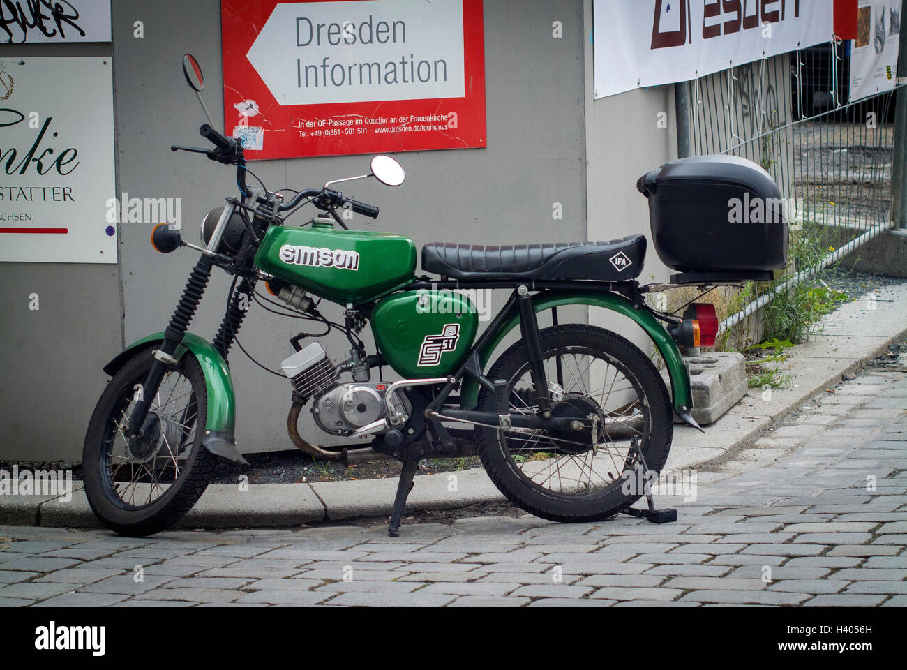 Simson Motorrad in Dresden, Deutschland Stockfotografie - Alamy