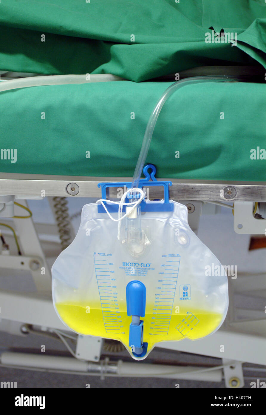 Krankenhaus, Intensivstation, Krankenbett, Detail, Urin Beutel Klinik, Medizin, Krankheit