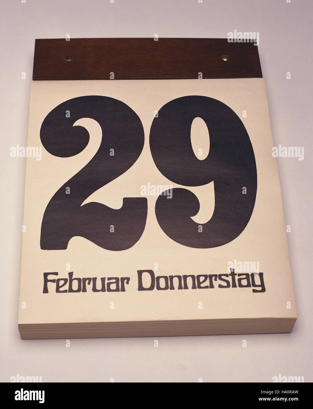 Schaltjahr, TearoffKalender, Kalender, 29. Februar, Monat, Tag
