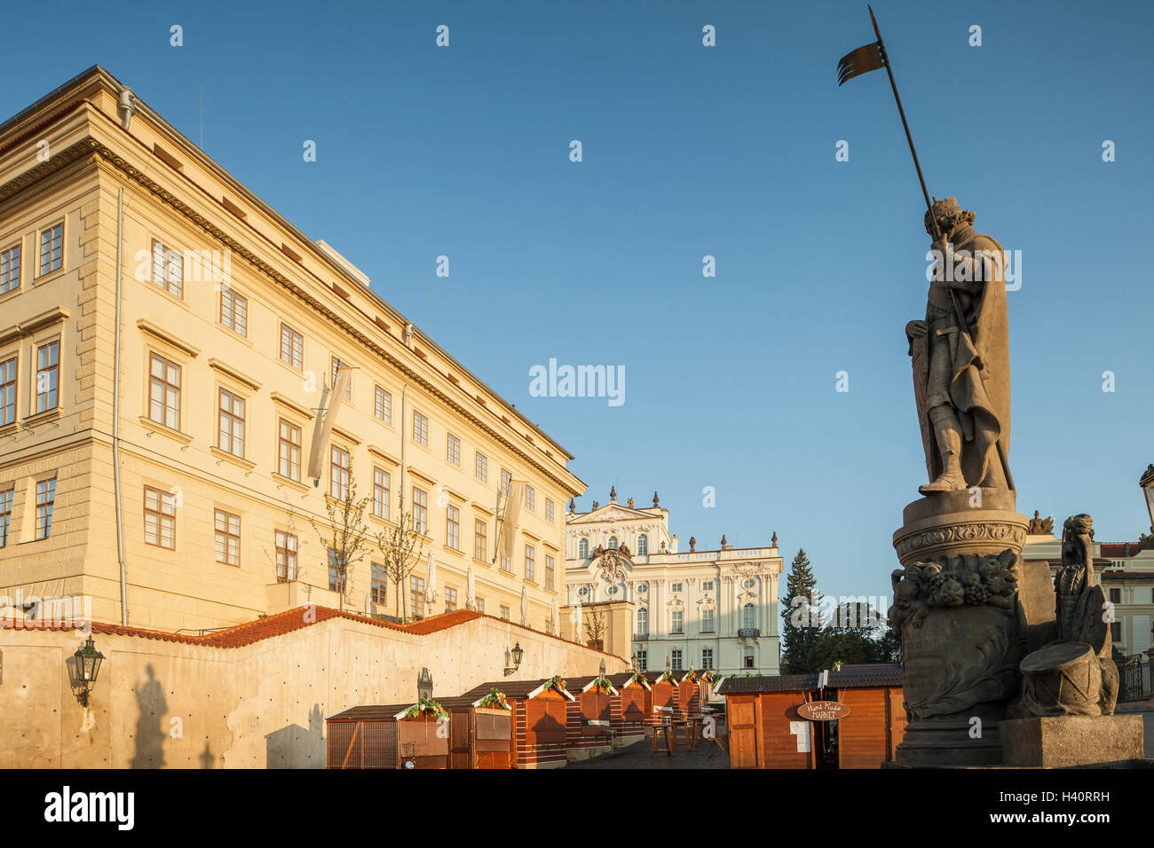 National Gallery Salm-Palast, Hradcany, Prag, Tschechische Republik. Stockfoto