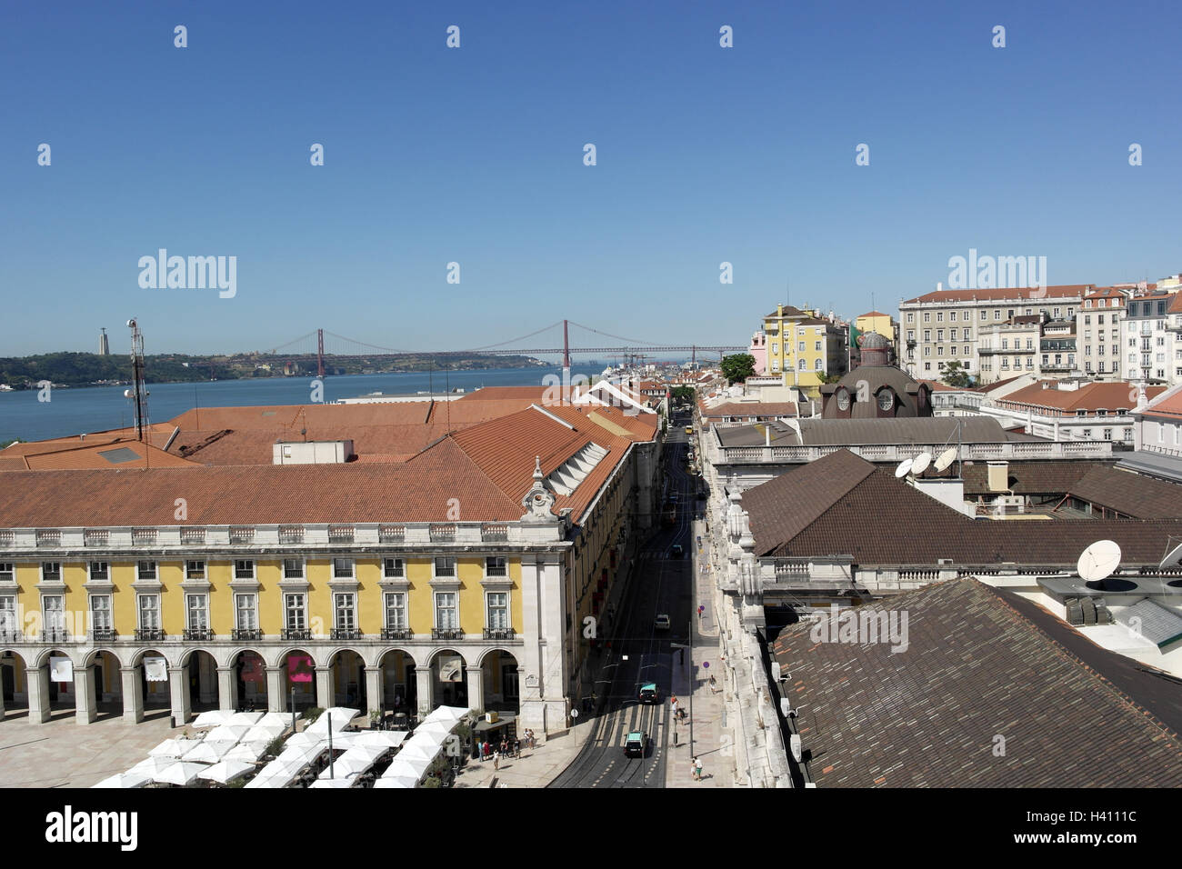 Baixa, Lissabon, Portugal Stockfoto