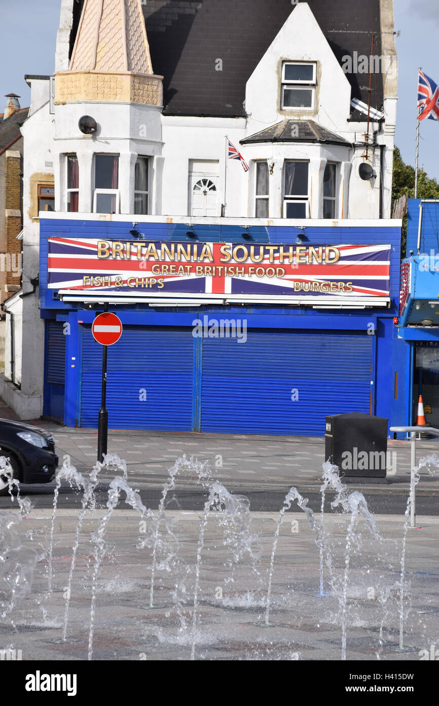 Wasserspeier, Southend-on-Sea, Essex UK Stockfoto