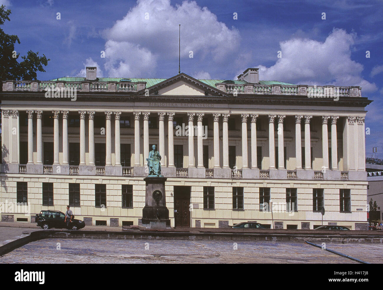 Polen, Posen, Raczyński-Bibliothek, Europa, Rzeczpospolita Polska, großen Polen, Posen, Stadt, Teil Stadt, Ort von Interesse, Gebäude, Struktur, Profanbau, Bibliothek, Architektur, Baustil, Klassizismus Stockfoto