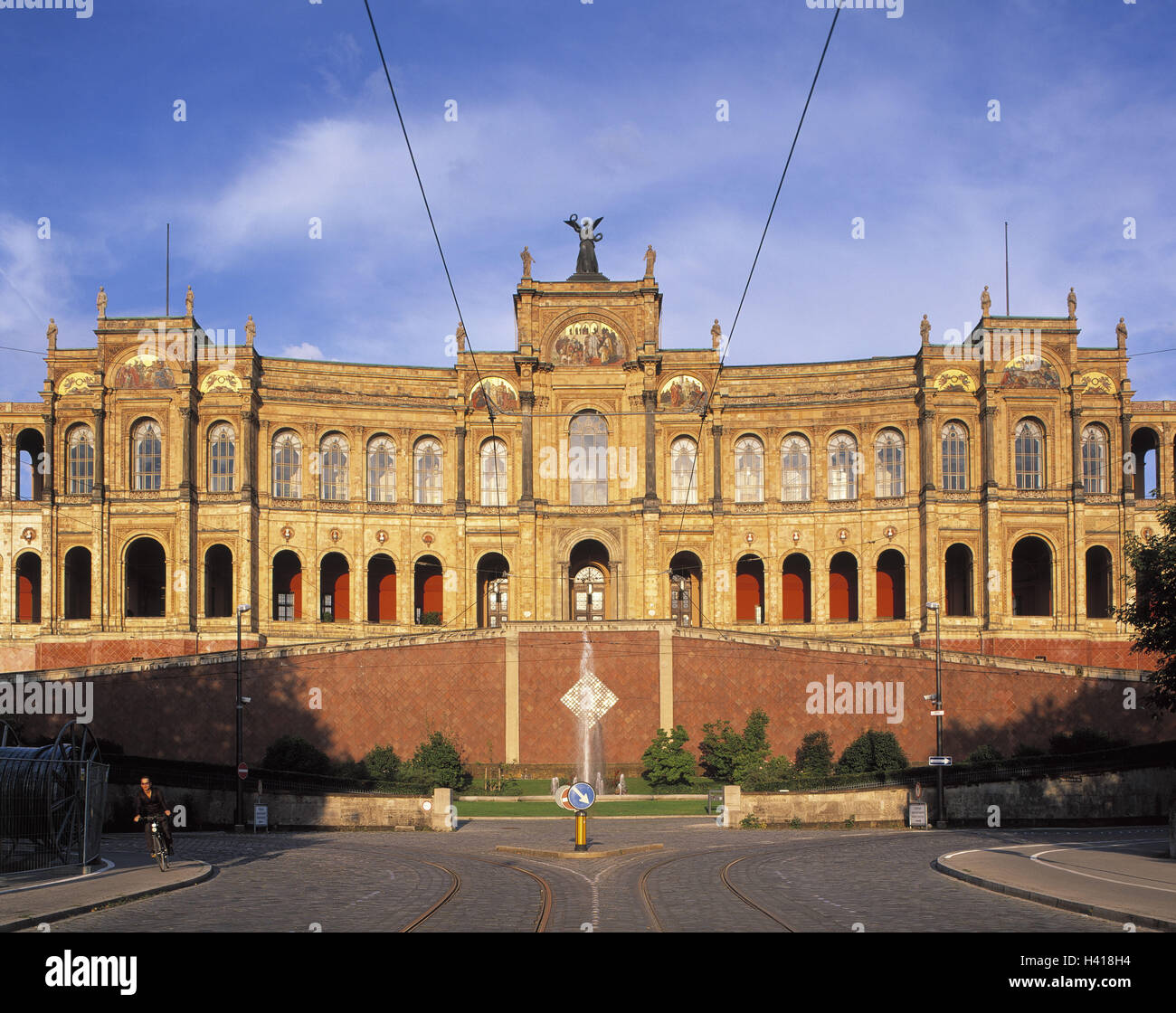 Deutschland, Oberbayern, München, Maximilianeum City Center, Struktur, historisch, Architektur, Sitz Regierung, bayerischen Landtag und Senat, Ort von Interesse Stockfoto