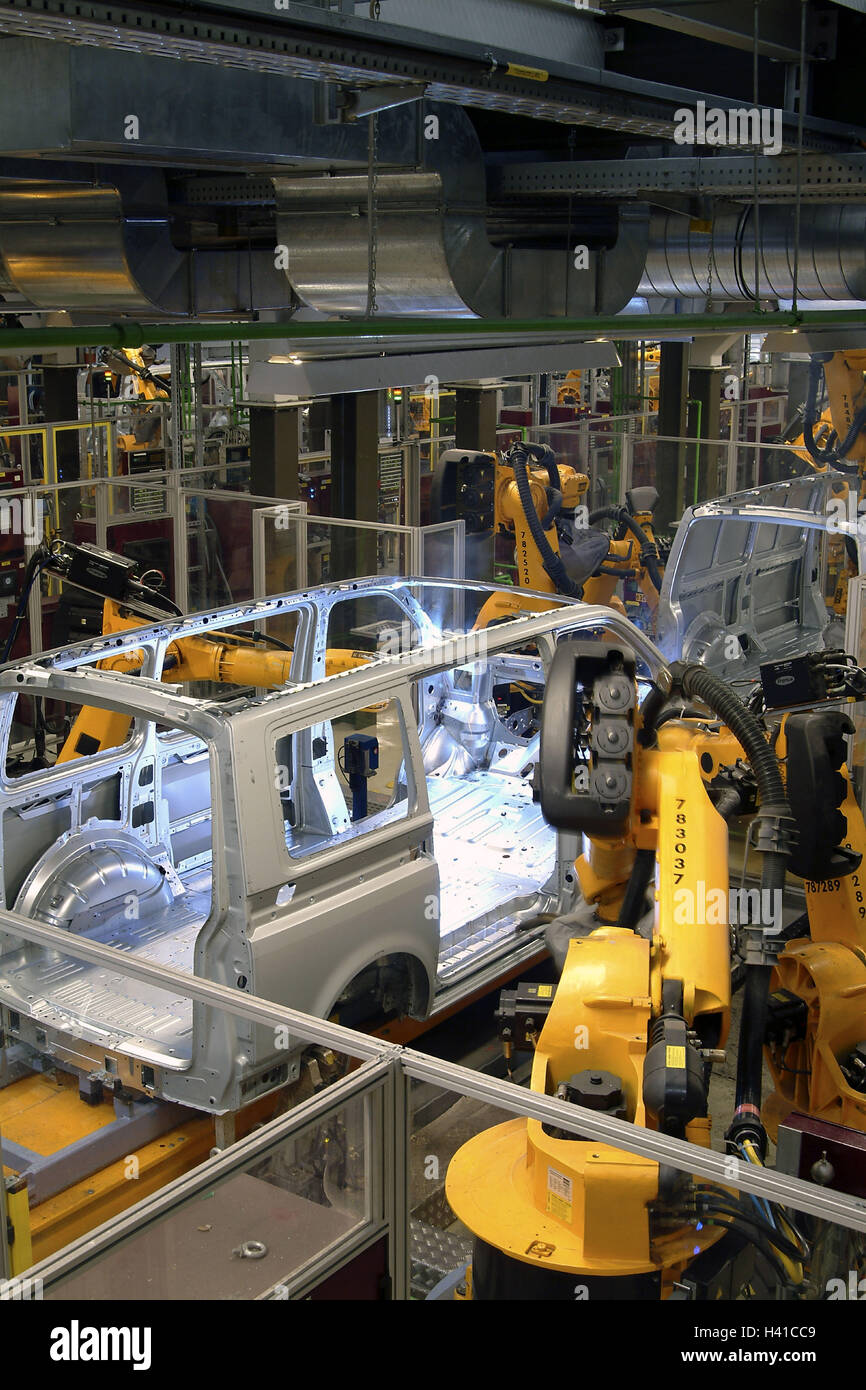 Deutschland Niedersachsen Hannover Vw Werk Produktion Bot Schweissnaht Karosserie Nur Redaktionell Europa Wirtschaft Industrie Automobilindustrie Opus Fabrik Opus Halle Produktion Autoproduktion Automobilproduktion Vw Nutzfahrzeuge