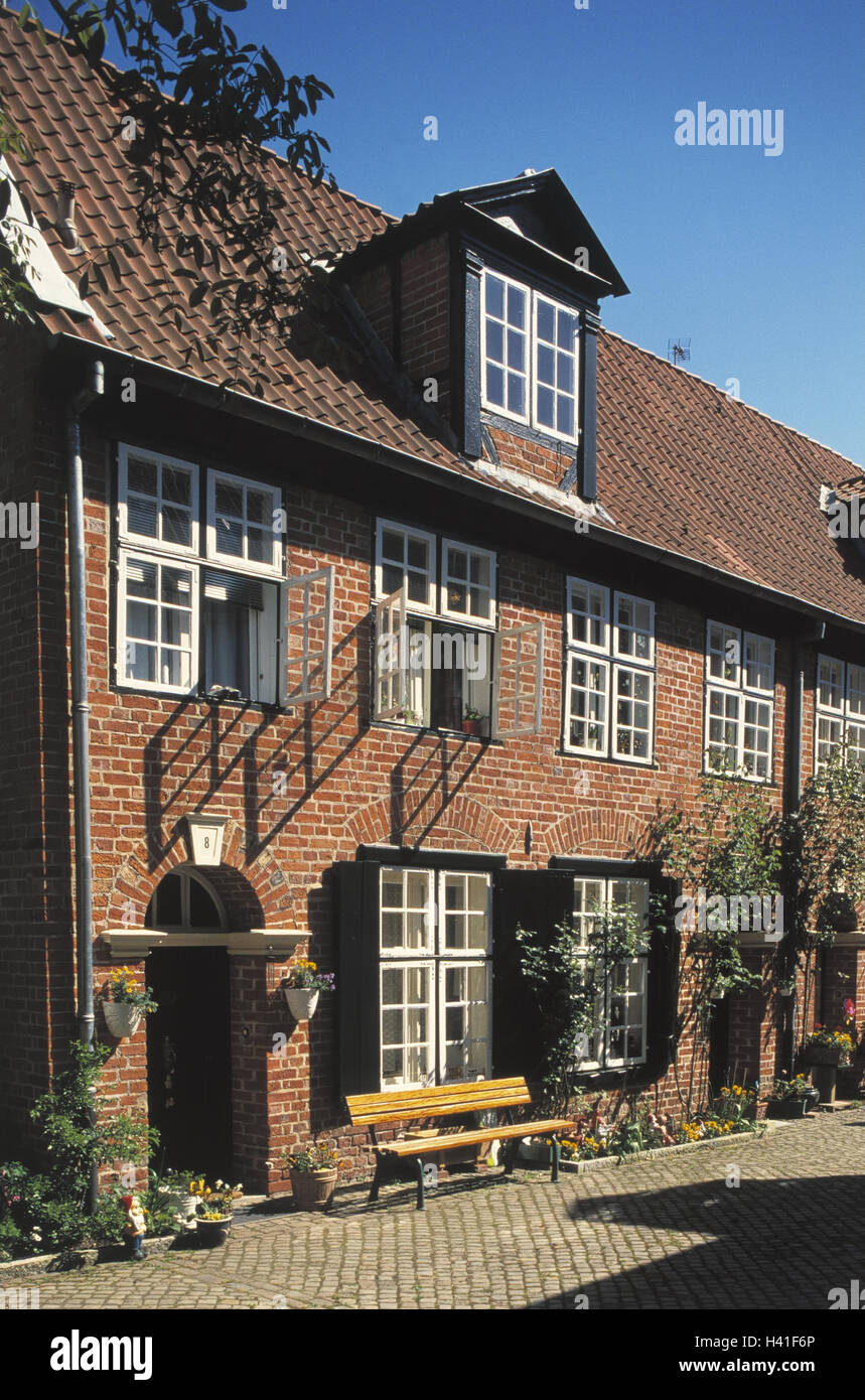 Deutschland Schleswig Holstein Lubeck Altstadt Backsteinbau