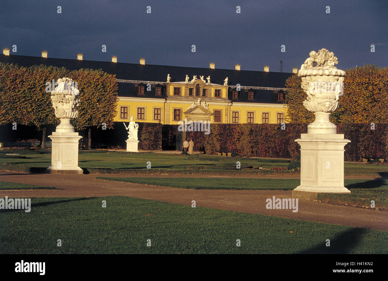 Herrenhausen Garten Hannover Germany Stockfotos und