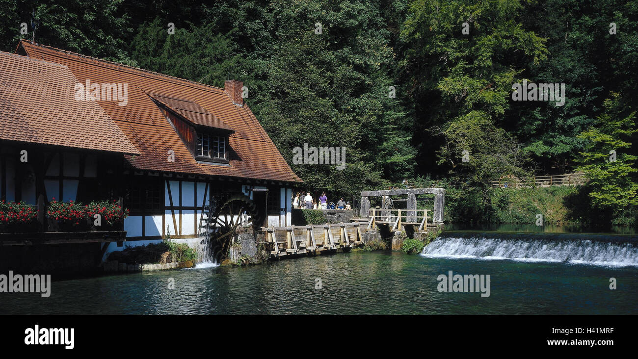 Blautopf Blaubeuren Baden Wurttemberg Stockfotos Blautopf