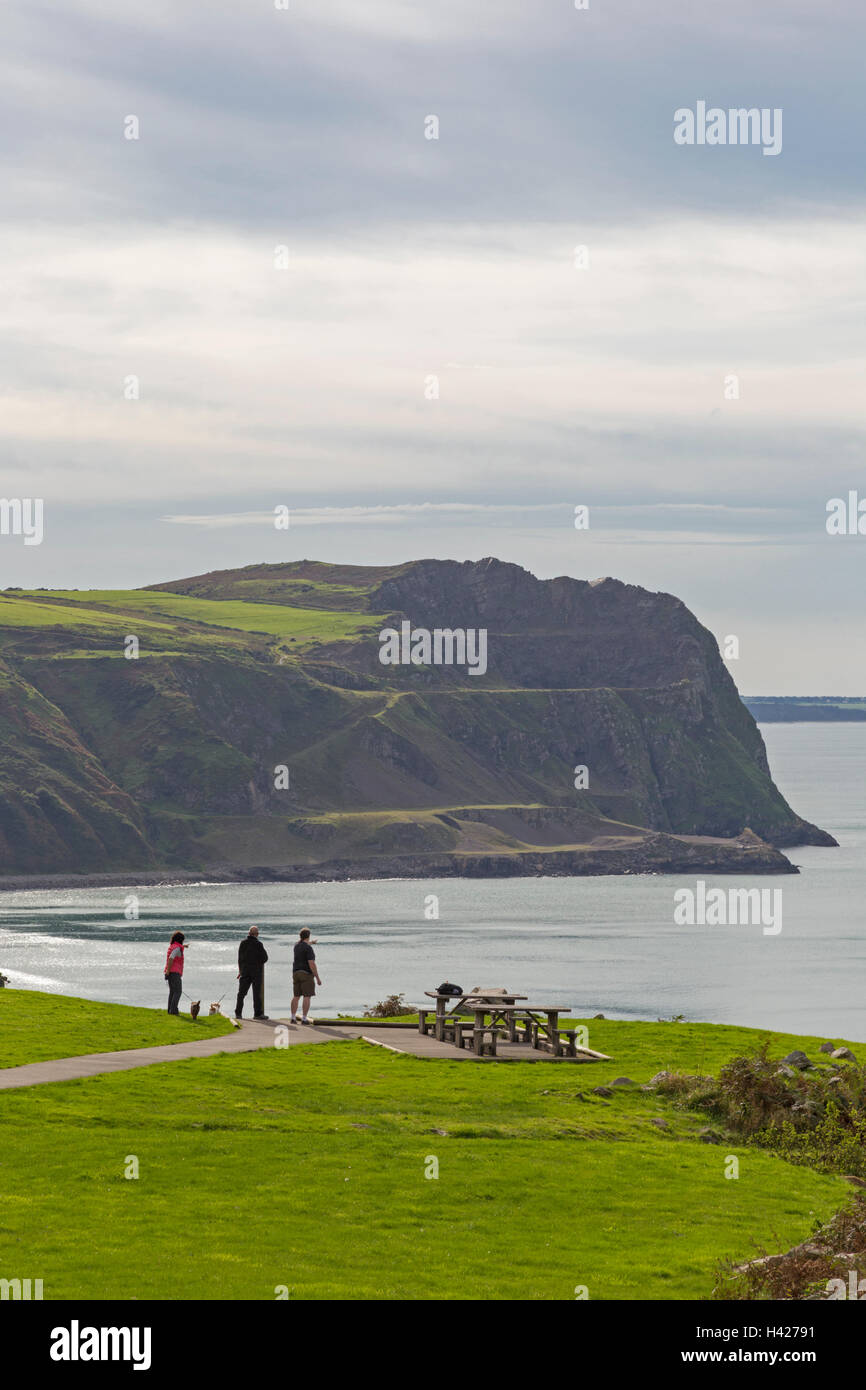 Die walisische Sprache und das Erbe im Zentrum am Nant Gwrtheyrn, Llithfaen, Gwynedd, Wales, UK Stockfoto