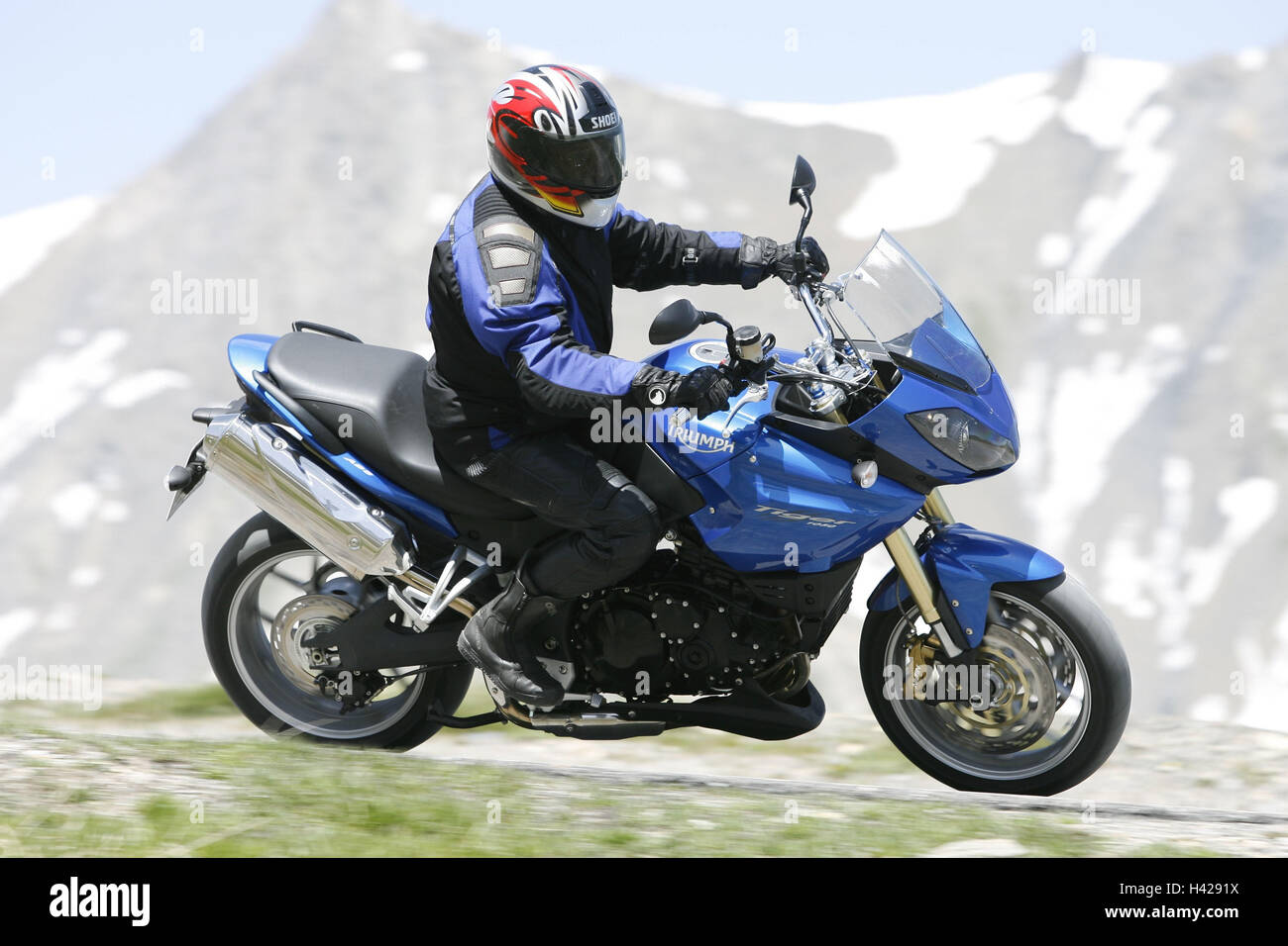 Motorrad-Fun bike "triumph Tiger Stockfotografie - Alamy