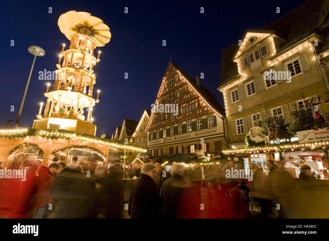 Deutschland, Baden-Württemberg, Esslingen, Weihnachtsmarkt