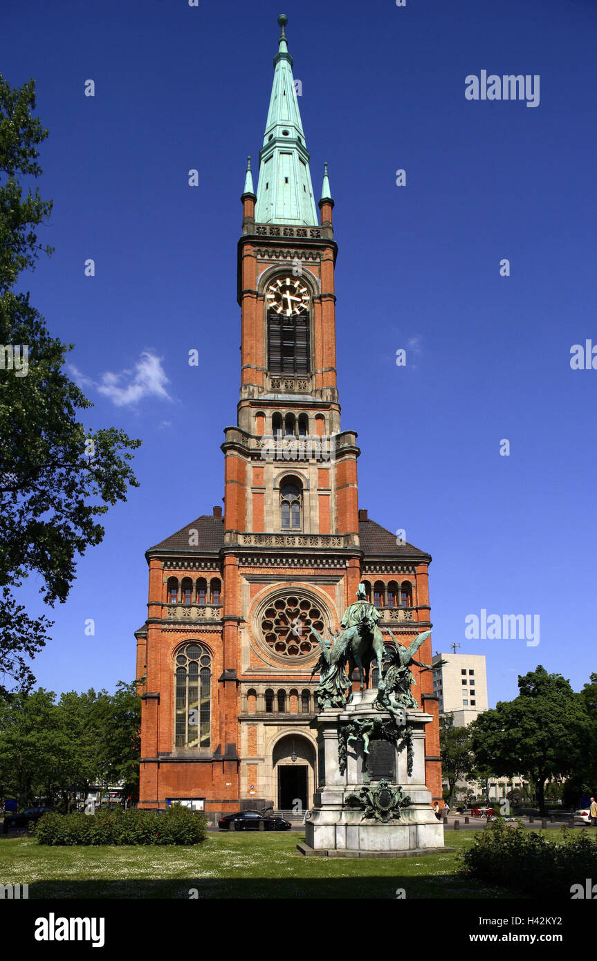 Deutschland, Nordrhein-Westfalen, Düsseldorf, Johannes Kirche, Stockfoto