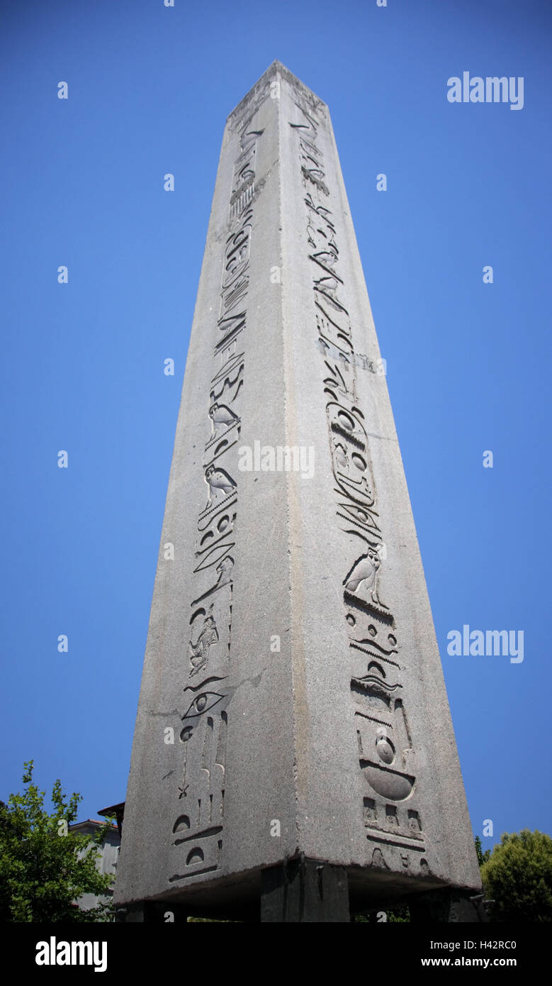 Türkei, Istanbul, Altstadt, am Meydani, ägyptischer Obelisk, Dikilitas